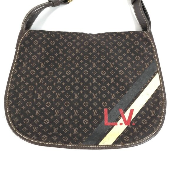 LOUIS VUITTON Brown Monogram Canvas Shoulder Bag - Picture 2 of 16